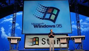 cumple de windows 95, windows 95 cumple años, windows cumple 20