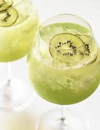 coctel kiwi, coctel albahaca, coctel kiwi receta