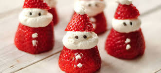 noel  fresas postre,noel  fresas recetar,papá noel  fresas