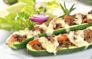 Canoas de calabacita, Canoas calabacita cocina, Canoas con calabacita