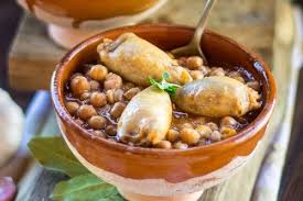 Garbanzos Chipirones recetario, Garbanzos Con Chipirones, Garbanzos Chipirones receta