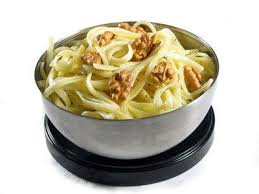 Tallarines nuez preparacion, Tallarines nuez comida, Tallarines nuez cocina