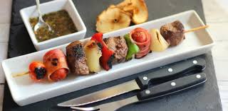 Brochetas BBQ, Brochetas BBQ receta, Brochetas BBQ preparacion