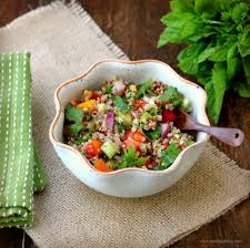 Quinua Tabbouleh receta, Quinua Tabbouleh casera, Quinua Tabbouleh elaborar