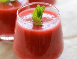 gazpacho de fresa, gazpacho fresa recetario, gazpacho fresa preparar