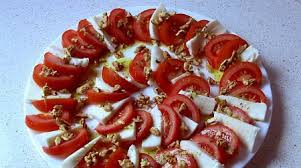 botana tomate queso, botana tomate recetario, botana tomate preparar