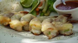 manchego con camaron, manchego y camaron, manchego relleno camaron