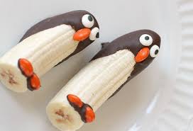 Pingüinos con Banana,recetaremos Pingüinos Banana,elaborar Pingüinos Banana