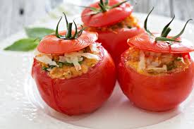 Jitomates Rellenos Nopales,Jitomates Nopales Enatunados,tomates Rellenos Nopales
