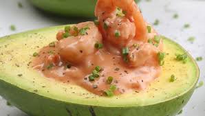 Camarones Aderezo Aguacate,receta Camarones Aderezo,preparar Camarones aguacate