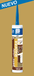Sellador de silicon, silicon pintable, Pens madera