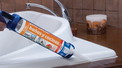 sellador silicon, sellador silicona vulcaniza, Pens silicón baños y cocinas